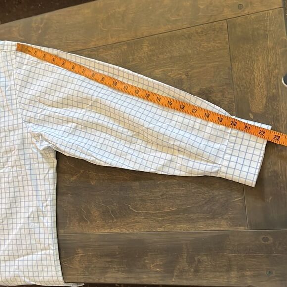 Nordstrom long sleeve button striped dress shirt Sz-17-33 - Picture 7 of 10